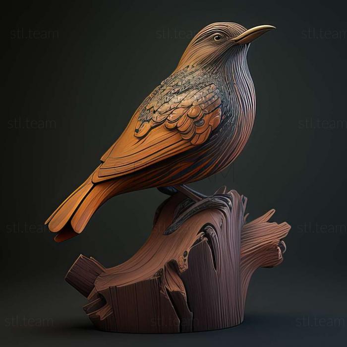 3D model starling (STL)